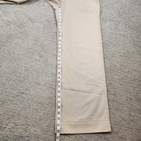 J. Crew Sailor Heritage High Waist Wide Leg Chino Pant Khaki Tan Smooth Cotton - Picture 7 of 10